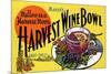 Mader's Harvest Wine Bowl-Curt Teich & Company-Mounted Art Print