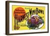 Mader's Harvest Wine Bowl-Curt Teich & Company-Framed Art Print