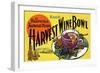 Mader's Harvest Wine Bowl-Curt Teich & Company-Framed Art Print