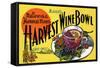 Mader's Harvest Wine Bowl-Curt Teich & Company-Framed Stretched Canvas
