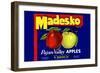 Madesko Brand Pajaro Valley Apples-null-Framed Art Print