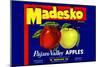 Madesko Brand Pajaro Valley Apples-null-Mounted Art Print