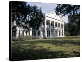 Madewood Plantation House, on the Lafourche Bayou, Mississippi, Louisiana-Bruno Barbier-Stretched Canvas