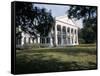 Madewood Plantation House, on the Lafourche Bayou, Mississippi, Louisiana-Bruno Barbier-Framed Stretched Canvas