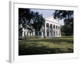 Madewood Plantation House, on the Lafourche Bayou, Mississippi, Louisiana-Bruno Barbier-Framed Photographic Print