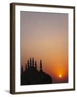 Madhavendra Palace at Sunset, Jaipur, Rajasthan, India-Keren Su-Framed Premium Photographic Print