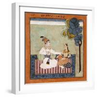 Madhu Ragaputra, the Third Son of Bhairava Raga-null-Framed Art Print