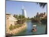 Madinat Jumeirah and Burj Al Arab Hotels, Jumeirah Beach, Dubai, United Arab Emirates, Middle East-Amanda Hall-Mounted Photographic Print