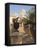 Madinat Jumeirah Hotel, Dubai, United Arab Emirates, Middle East-Amanda Hall-Framed Stretched Canvas