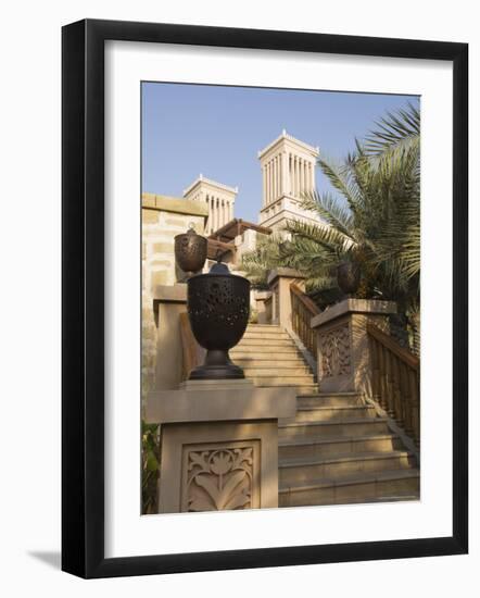 Madinat Jumeirah Hotel, Dubai, United Arab Emirates, Middle East-Amanda Hall-Framed Photographic Print