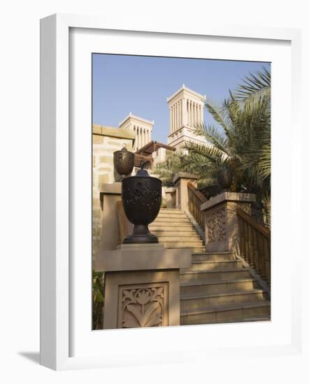 Madinat Jumeirah Hotel, Dubai, United Arab Emirates, Middle East-Amanda Hall-Framed Photographic Print