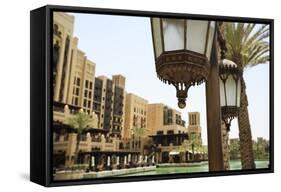 Madinat Jumeirah Hotel, Dubai, United Arab Emirates, Middle East-Amanda Hall-Framed Stretched Canvas