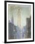 Madison Avenue at Twilight, c.1911-Lowell Birge Harrison-Framed Giclee Print