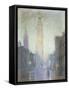 Madison Avenue at Twilight-Lovell Birge Harrison-Framed Stretched Canvas