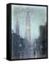 Madison Avenue at Twilight-Lowell Birge Harrison-Framed Stretched Canvas