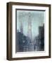 Madison Avenue at Twilight-Lowell Birge Harrison-Framed Giclee Print