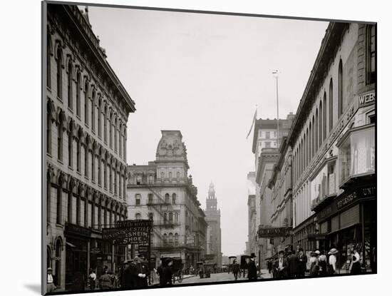 Madison Avenue from Summit Street, Toledo, Ohio-null-Mounted Photo