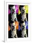 Madison Avenue Pop Art Collage-null-Framed Art Print