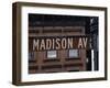 Madison Avenue Street Sign, Manhattan, New York City, New York, USA-Amanda Hall-Framed Photographic Print