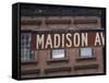 Madison Avenue Street Sign, Upper East Side, Manhattan, New York City, New York, USA-Amanda Hall-Framed Stretched Canvas