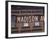 Madison Avenue Street Sign, Upper East Side, Manhattan, New York City, New York, USA-Amanda Hall-Framed Photographic Print