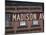 Madison Avenue Street Sign, Upper East Side, Manhattan, New York City, New York, USA-Amanda Hall-Mounted Photographic Print