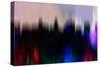 Madison Downtown Skyline-NaxArt-Stretched Canvas