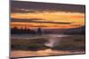 Madison River at sunrise, Yellowstone National Park, Wyoming-Adam Jones-Mounted Photographic Print