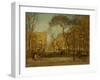 Madison Square, C.1905 (Oil on Canvas)-Paul Cornoyer-Framed Giclee Print