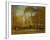 Madison Square, C.1905 (Oil on Canvas)-Paul Cornoyer-Framed Giclee Print