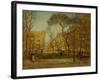 Madison Square, C.1905 (Oil on Canvas)-Paul Cornoyer-Framed Giclee Print