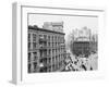 Madison Square from the Flat-Iron I.E. Flatiron Building, New York-null-Framed Photo