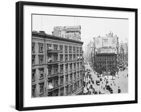 Madison Square from the Flat-Iron I.E. Flatiron Building, New York-null-Framed Photo