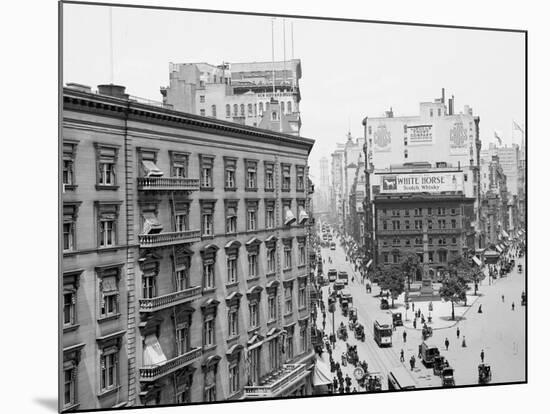 Madison Square from the Flat-Iron I.E. Flatiron Building, New York-null-Mounted Photo