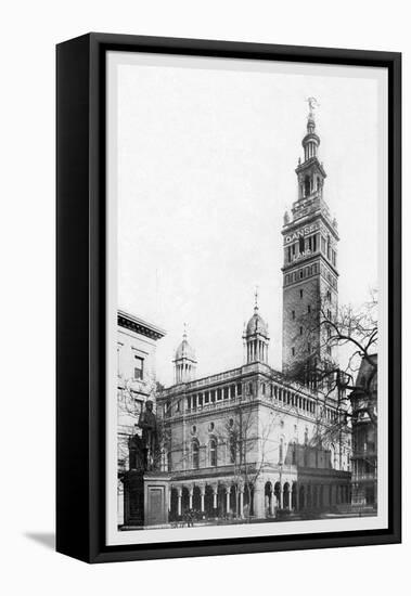 Madison Square Garden, 1911-Moses King-Framed Stretched Canvas