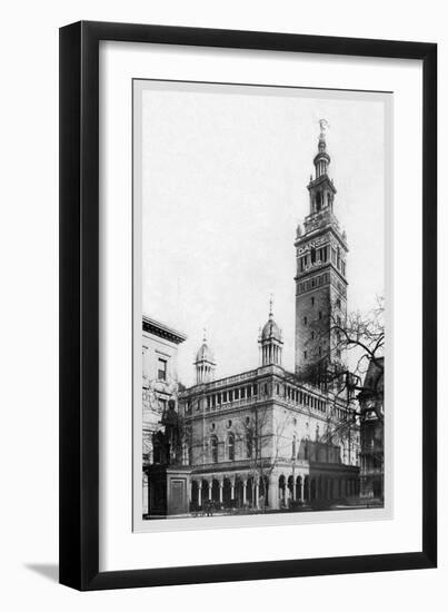 Madison Square Garden, 1911-Moses King-Framed Art Print