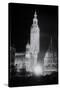 Madison Square Garden at Night-null-Stretched Canvas