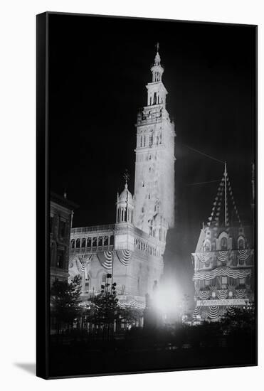 Madison Square Garden at Night-null-Framed Stretched Canvas