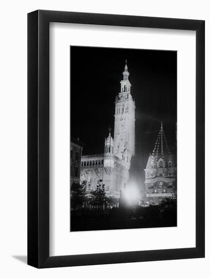 Madison Square Garden at Night-null-Framed Photographic Print