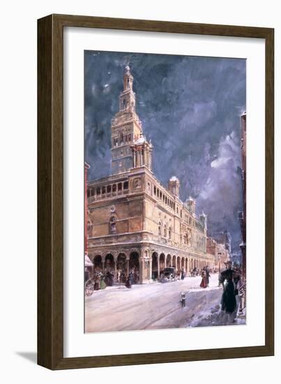 Madison Square Garden, New York, 1895-William Louis Junior Sonntag-Framed Giclee Print