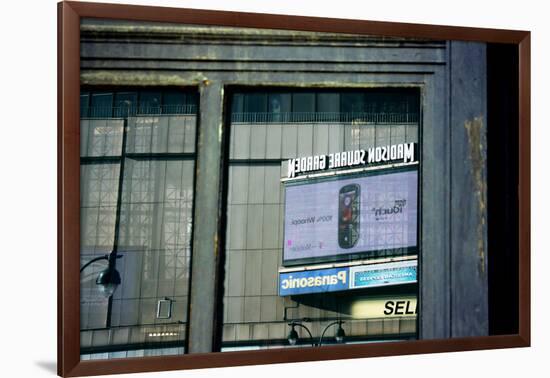 Madison Square Garden Reflection-null-Framed Photo