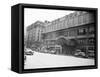 Madison Square Garden with Automobiles on Street-null-Framed Stretched Canvas