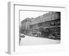 Madison Square Garden with Automobiles on Street-null-Framed Photographic Print