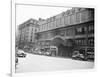 Madison Square Garden with Automobiles on Street-null-Framed Photographic Print