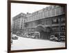 Madison Square Garden with Automobiles on Street-null-Framed Photographic Print