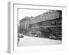 Madison Square Garden with Automobiles on Street-null-Framed Photographic Print