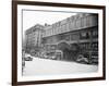 Madison Square Garden with Automobiles on Street-null-Framed Photographic Print