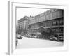 Madison Square Garden with Automobiles on Street-null-Framed Photographic Print