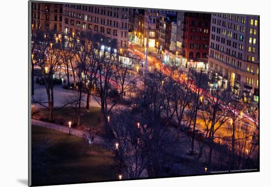 Madison Square Park Timelapse NYC-null-Mounted Poster