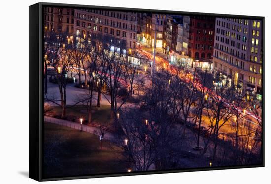 Madison Square Park Timelapse NYC-null-Framed Stretched Canvas